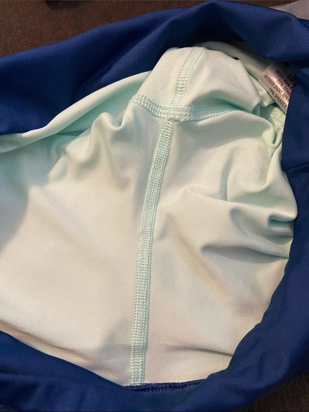 Members Mark Active Girl 10/12 never worn Blue Athletic Skort